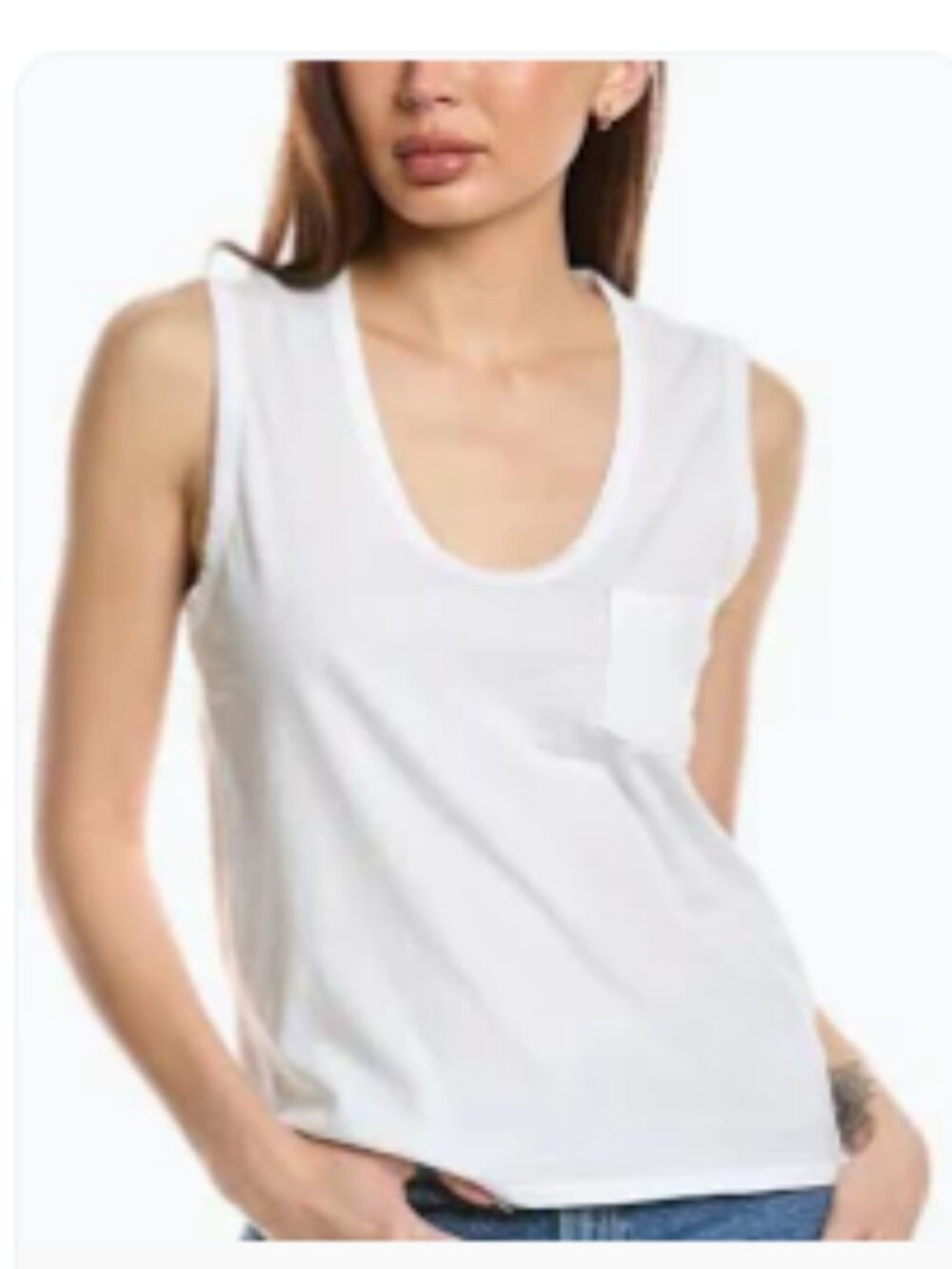 James Perse Pocket Tank NWT Sz 2